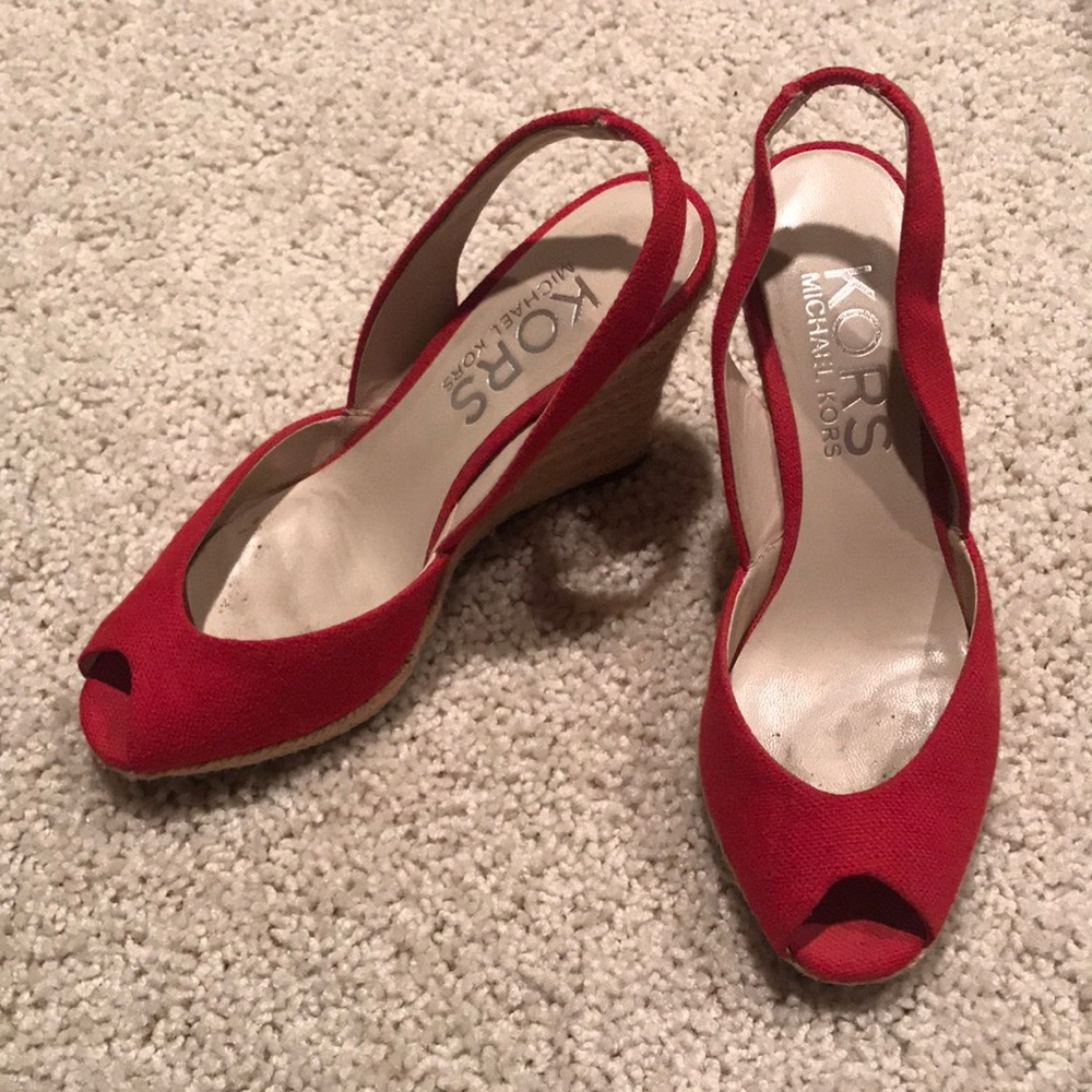 Michael Kors wedge sandals